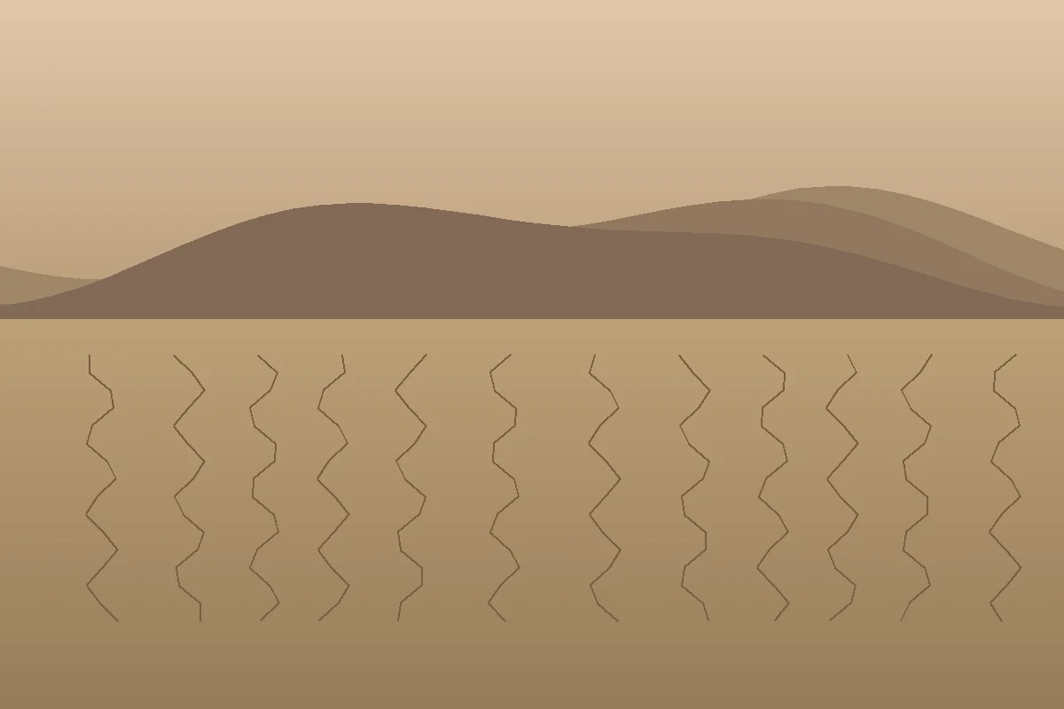 Dry River Bed Before Revival