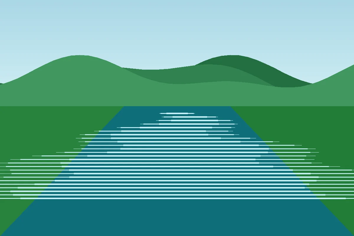 Revived Flowing River